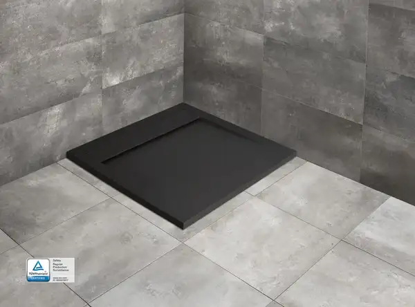 Radaway Teos C Душовий піддон 90x90 см, чорний (HTC9090-54)