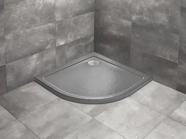 Душовий піддон Doros A Stone Anthracite 90x90 см, RADAWAY (SDRA9090-01-64S)