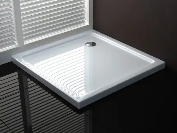 Душовий Піддон + сифон REA EGO Slim 80x80x5 REA-K011P