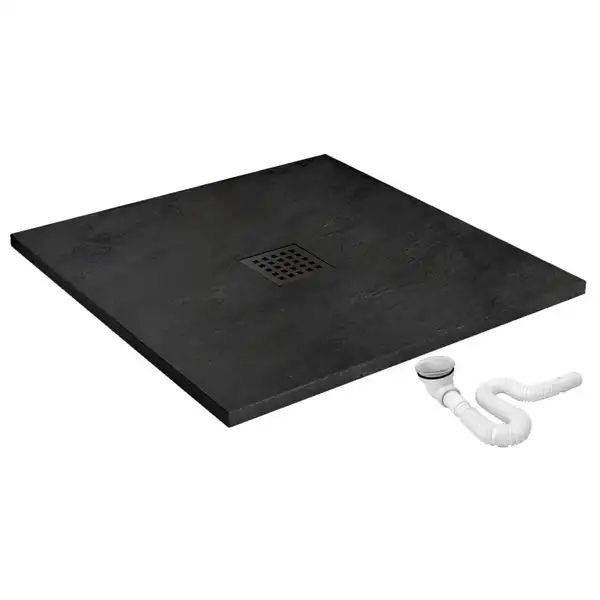 Душевой поддон REA ROCK 90X90 BLACK (REA-K4581)