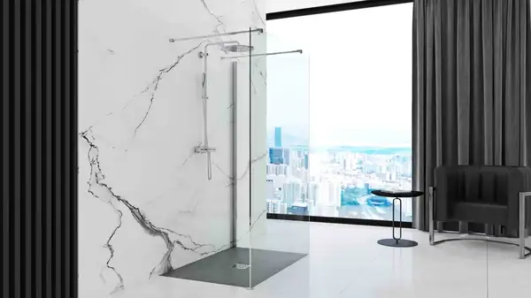 Душевой поддон REA ROCK 80X100 GREY (REA-K4582)