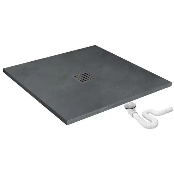 Душевой поддон REA ROCK 90X90 GREY (REA-K4585)