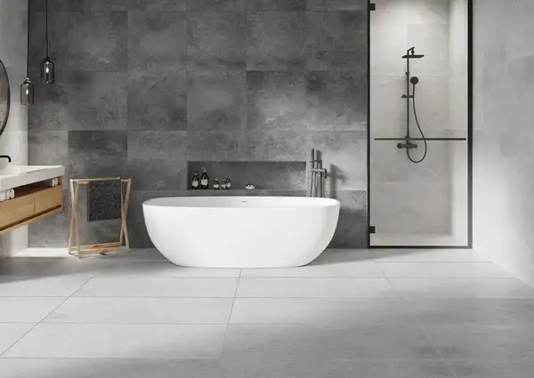 CERRAD Tacoma White RECT Плитка підлогова, біла (5903313304641)