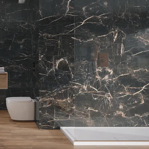 CERRAD Marquina Gold Плитка напольная, золото (5903313316866)