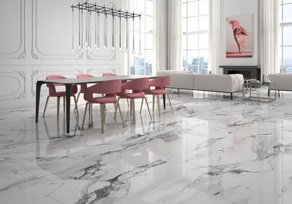Керамогранит Geotiles Crash Blanco Natural Rectifed 90 х 180 см 416374