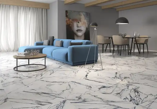 Напольная плитка, керамогранит Geotiles Ohio Blue 60,8 х 60,8 см 484060