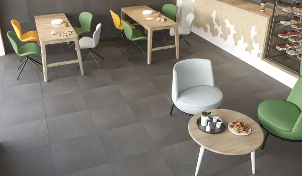 Плитка підлогова Rockstone Grafit RECT MAT 59,8x59,8 код 2442 Ceramika Paradyz (Q-R-598X598-1-ROCK.GT---3)