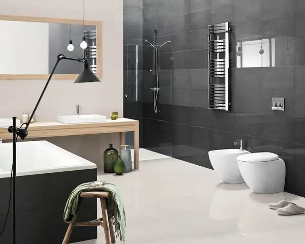 Плитка підлогова Doblo Nero RECT STR 29,8x59,8 код 2570 Ceramika Paradyz (QSR-298X598-1-DOBL.NE---3)