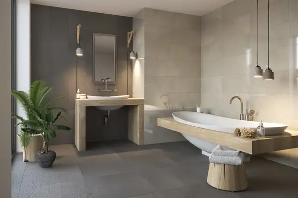 Плитка підлогова Rockstone Grafit RECT STR 59,8x59,8 код 4651 Ceramika Paradyz (QSR-598X598-1-ROCK.GT---3)