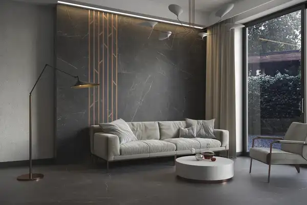Плитка підлогова Barro Nero SZKL RECT MAT 59,8x119,8 код 0839 Ceramika Paradyz (R-R-0,6X1,2-1-BARR.NE)