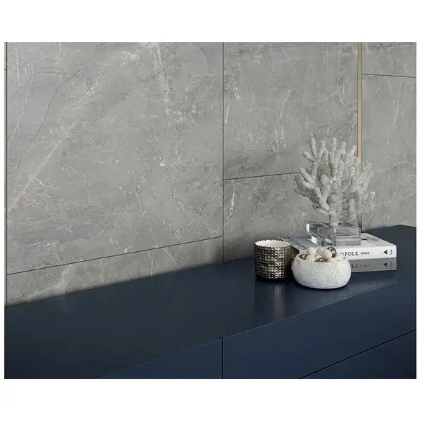 Плитка підлогова Marvelstone Light Grey SZKL RECT MAT 59,8x119,8 код 8811 Ceramika Paradyz (R-R-0,6X1,2-1-MARV.LG)