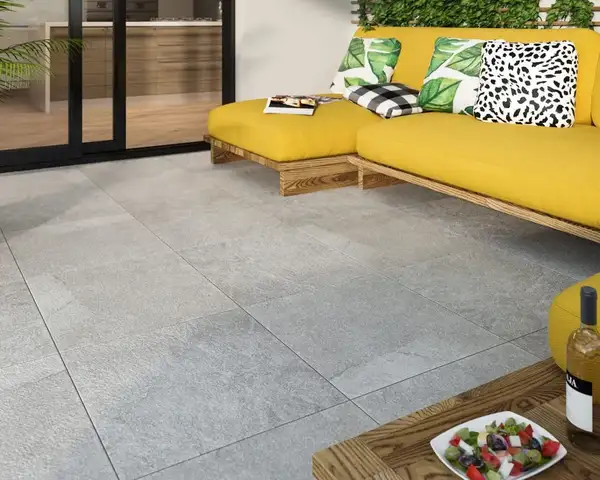 Плитка підлогова Terrace Grys SZKL RECT MAT 59,5x59,5 код 7673 Ceramika Paradyz (R-R-595X595-1-TERE.GR20)