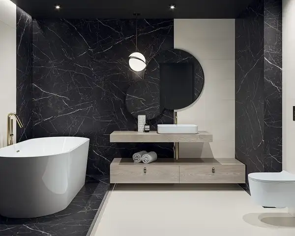Плитка підлогова Artstone Black SZKL RECT MAT 59,8x59,8 код 0840 Ceramika Paradyz (R-R-598X598-1-ARTS.BK)