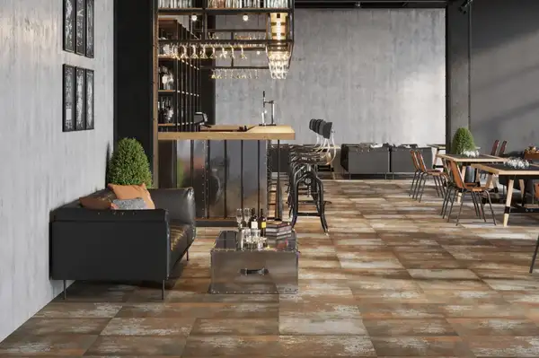 Плитка підлогова Lamiera Brown SZKL RECT MAT 59,8x59,8 код 7327 Ceramika Paradyz (R-R-598X598-1-LAMI.BR)