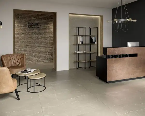 Плитка підлогова Linearstone Taupe SZKL RECT MAT 59,8x59,8 код 9238 Ceramika Paradyz (R-R-598X598-1-LINE.TA)