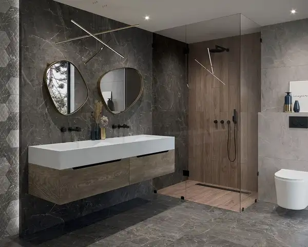Плитка підлогова Marvelstone Grey SZKL RECT MAT 59,8x59,8 код 8873 Ceramika Paradyz (R-R-598X598-1-MARV.GR)