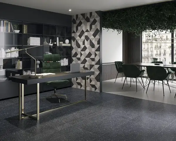 PARADYZ Moondust Плитка підлогова, антрацит (R-R-598X598) (R-R-598X598-1-MOST.AN)