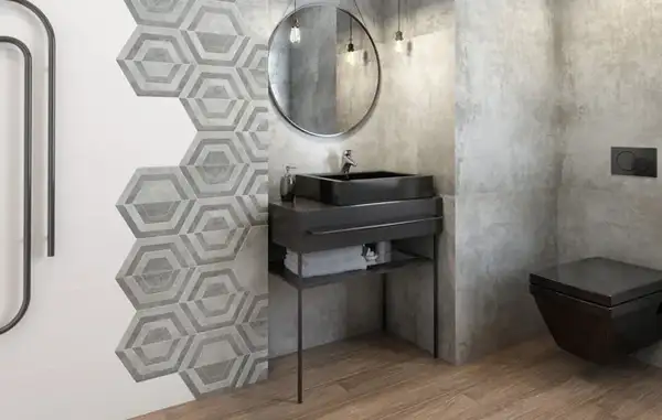 Плитка підлогова Scratch Bianco SZKL RECT MAT 75x75 код 9819 Ceramika Paradyz (R-R-750X750-1-SCRA.BI---2)