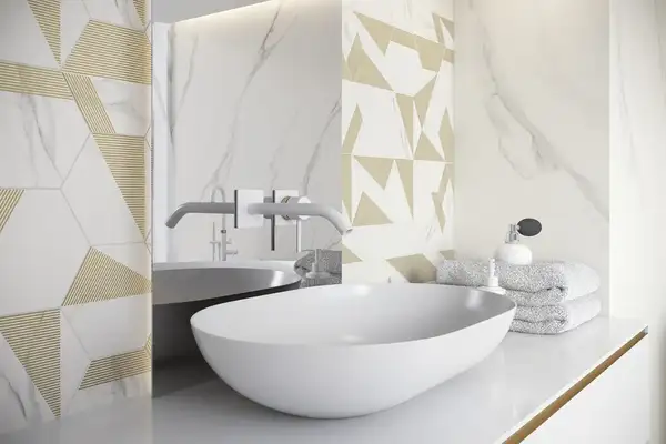 Плитка підлогова Calacatta SZKL RECT MAT 89,8x98,8 код 1942 Ceramika Paradyz (R-R-898X898-1-CALA.--N)