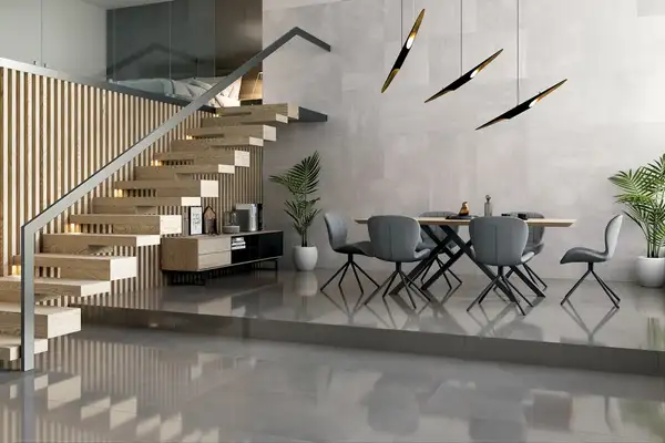 Плитка підлогова Space Grys SZKL RECT MAT 89,8x89,8 код 1850 Ceramika Paradyz (R-R-898X898-1-SPAC.GR)