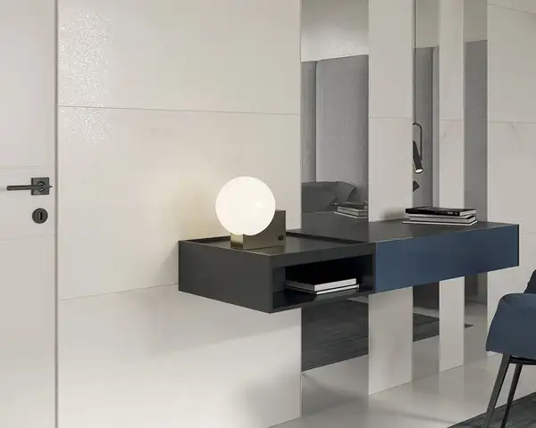 Плитка підлогова Elegantstone Bianco SZKL RECT LAP 59,8x119,8 код 0987 Ceramika Paradyz (RHR-0,6X1,2-1-ELST.BI)