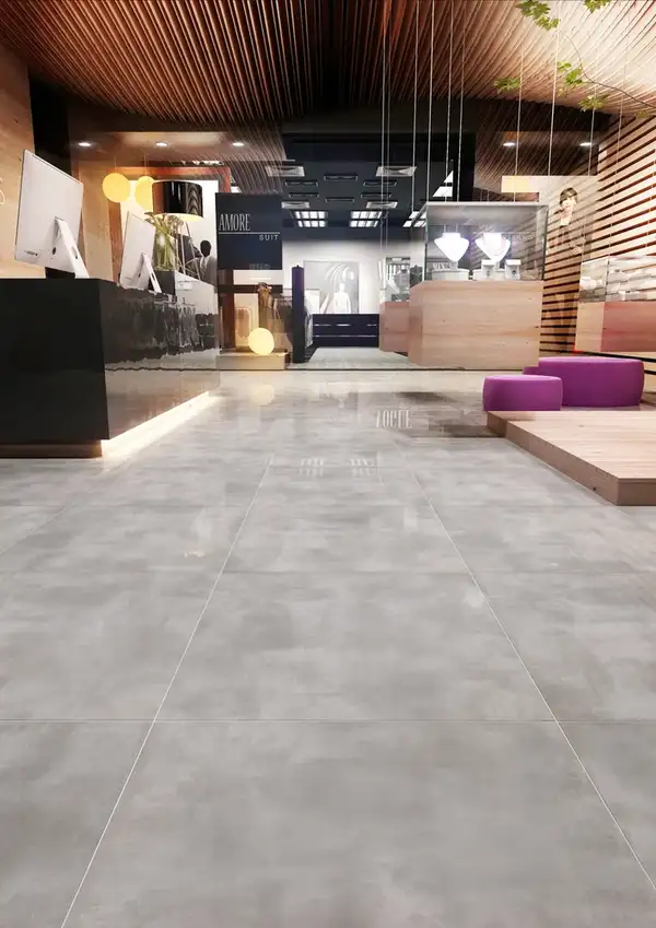 Плитка підлогова Tecniq Silver SZKL RECT LAP 59,8x59,8 код 2418 Ceramika Paradyz (RHR-598X598-1-TECN.SI---2)