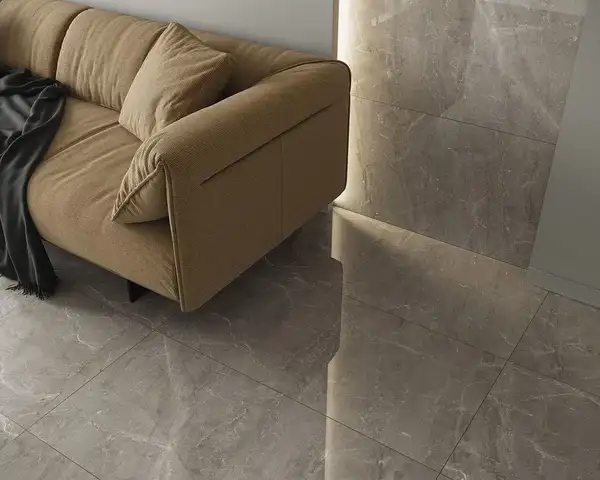Плитка підлогова Wonderstone Light Grey SZKL RECT POL 59,8x59,8 код 9542 Ceramika Paradyz (RPR-598X598-1-WOST.LG)