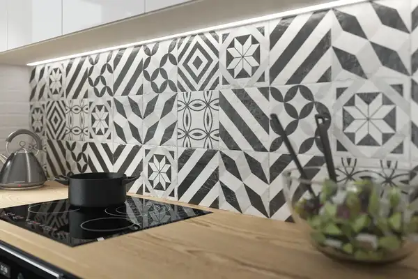 Плитка підлогова Modern Motyw B SZKL STR 19,8x19,8 код 1320 Ceramika Paradyz (RS--198X198-1-MODN.--B)