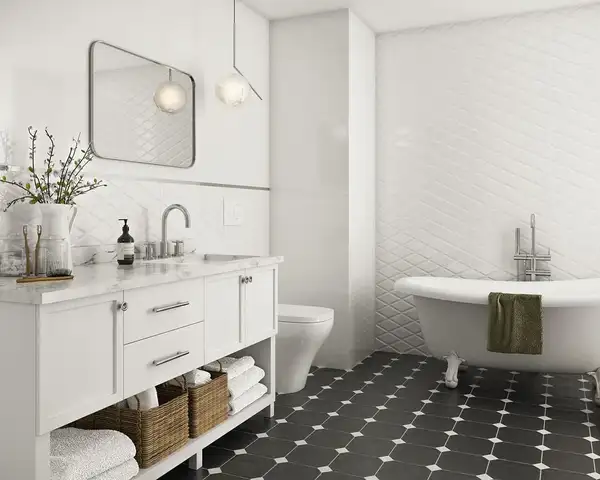 PARADYZ Modern Nero Плитка підлогова, чорна (RS--198X198-1-MODN.NE)