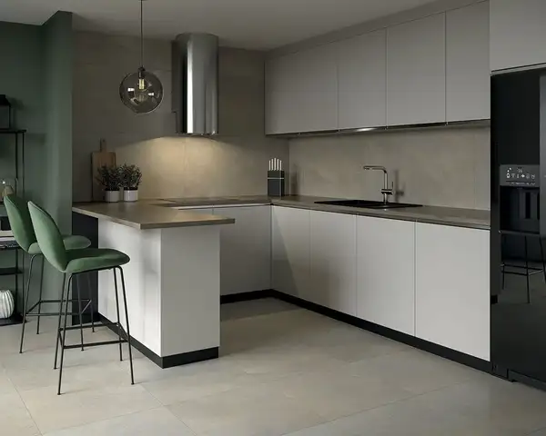 Плитка підлогова Smoothstone Bianco SZKL RECT SATYNA 59,8x119,8 код 1380 Ceramika Paradyz (RWR-0,6X1,2-1-SMST.BI)