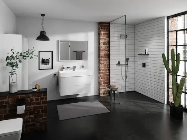 Полочка для душа Hansgrohe Rainfinity Shelf 500 (цвет - чёрный матовый) 26844670