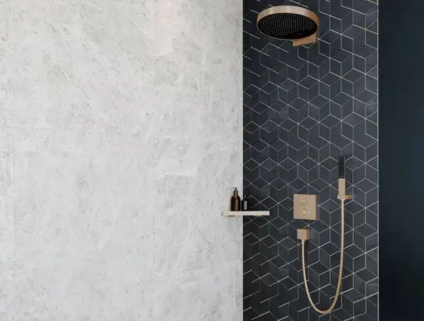 Угловая полка Hansgrohe AddStoris, матовая бронза (41741140) фото 3 Aquada.com.ua