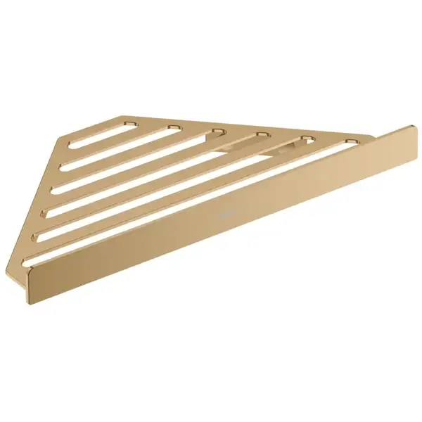 Поличка кутова Hansgrohe AddStoris 14,8х14,8x30,5 см, Brushed Bronze (41741140)