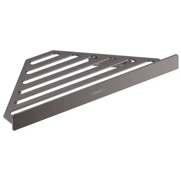 Полиця кутова Hansgrohe AddStoris, 14,8 х14, 8x30, 5см, Brushed Black (41741340)
