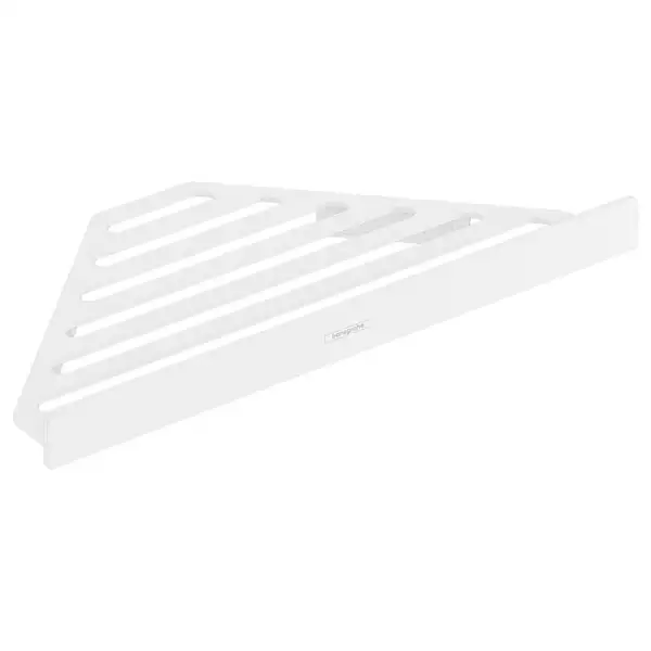 Угловая полка Hansgrohe AddStoris, белый матовый (41741700) фото 1 Aquada.com.ua
