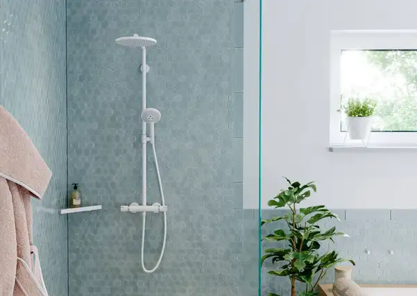 Угловая полка Hansgrohe AddStoris, белый матовый (41741700) фото 2 Aquada.com.ua