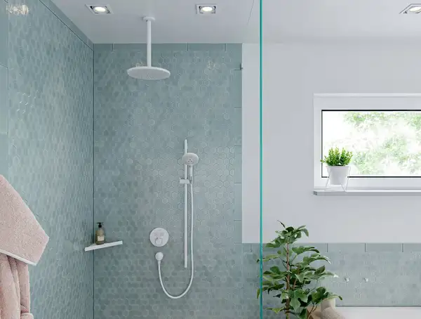 Угловая полка Hansgrohe AddStoris, белый матовый (41741700) фото 4 Aquada.com.ua