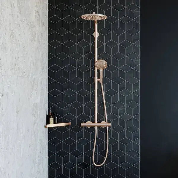 Поличка кутова Hansgrohe AddStoris, Polished Gold Optic (41741990)