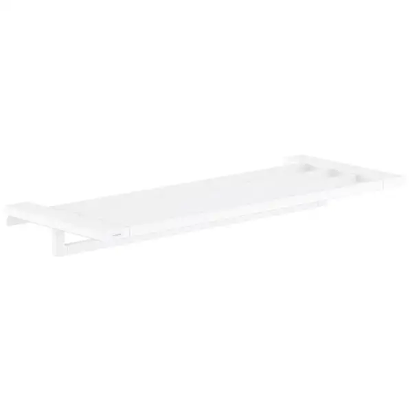 Поличка для рушників з власником Hansgrohe AddStoris, Matt White (41751700)