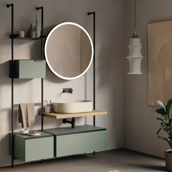 Поличка металева Nic Design OVER 41х30 см, Nero matt (008880064)