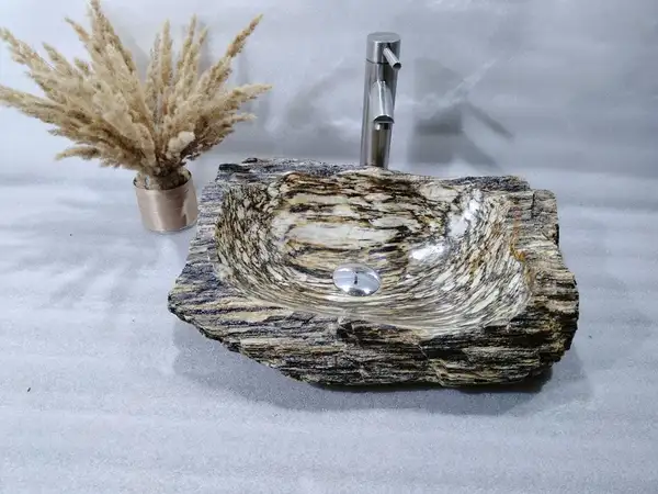 Aquada Wood New раковина, из окаменелого дерева (Woo-100004)