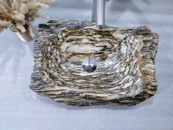 Aquada Wood New раковина, из окаменелого дерева (Woo-100004)