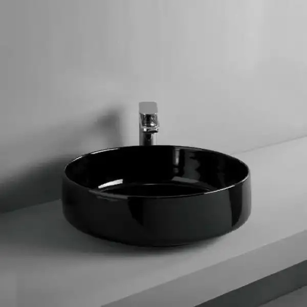 Умивальник на стільницю Artceram Cognac D48, чорний глянсовий (COL002 03; 00)