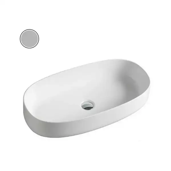 Умивальник на стільницю ArtCeram Cognac 68x35, grigio oliva (COL005 15; 00)
