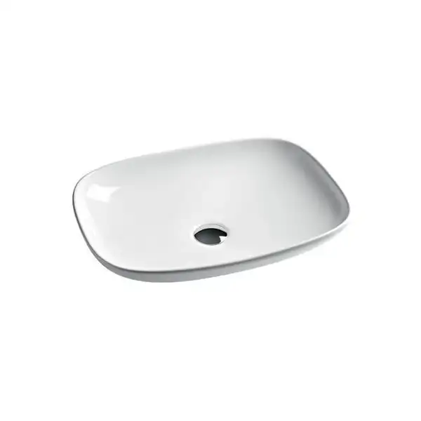 Умивальник на стільницю ArtCeram La Fontana 55, білий глянець (LFL006 01; 00)