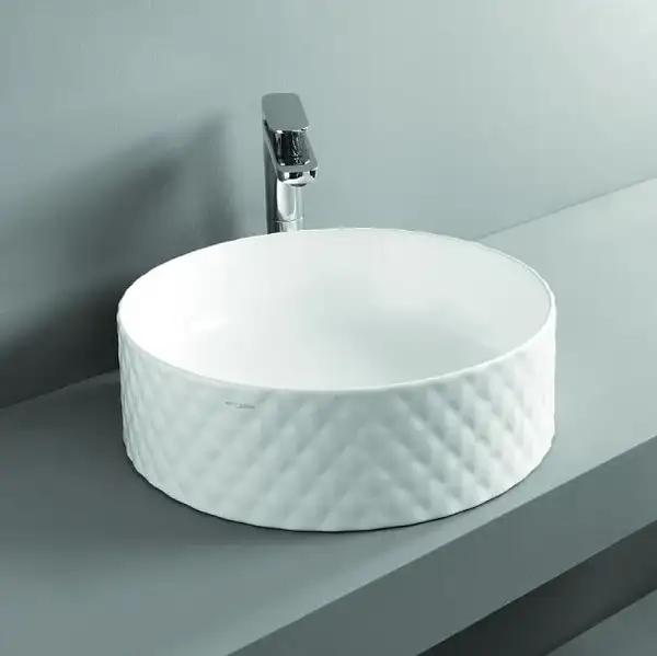 Умивальник на стільницю Artceram ROMBO d-44 см, білий (OSL009 01; 00)