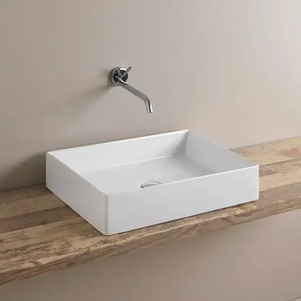 Умивальник на стільницю ArtCeram Scalino 55х38, білий матовий (SCL002 05; 00)