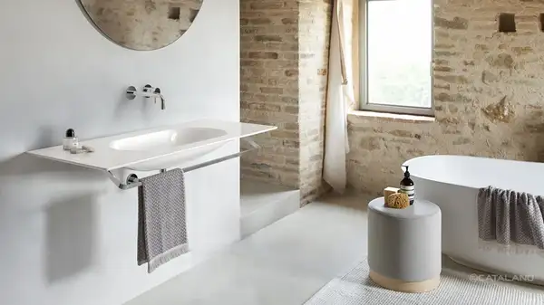 Раковина подвесная Catalano Horizon 125 х 50 см, Glossy white (белый глянцевый) (1125HZ00) фото 2 Aquada.com.ua