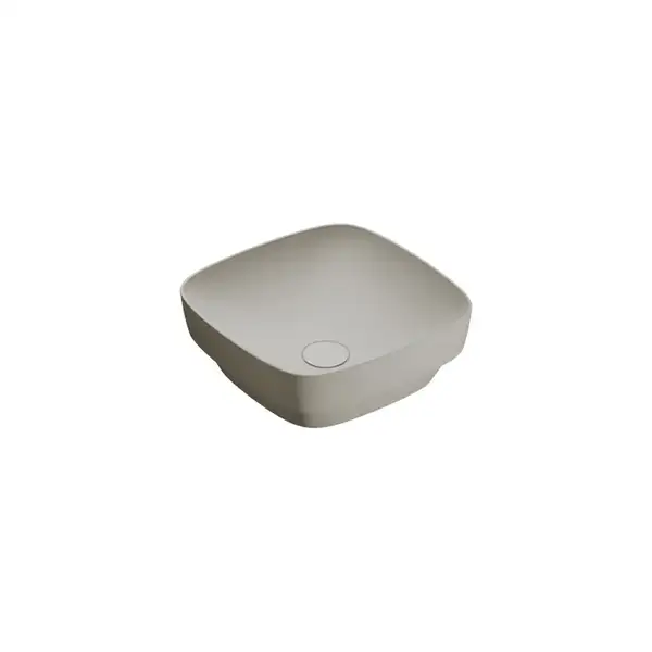 Раковина полувстраиваемая Catalano Green Lux Сolori 40 х 40 х h14 см, цвет - серый матовый 140AGRLXCS