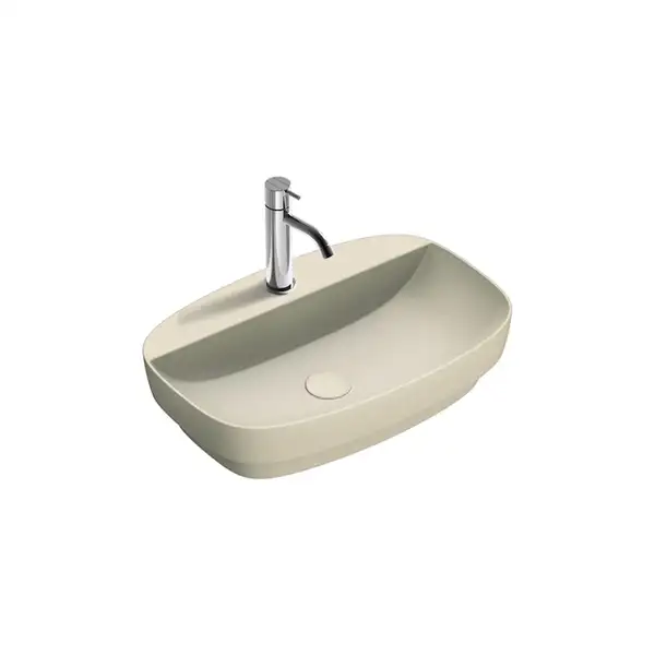 Раковина полувстраиваемая Catalano Green Lux Сolori 40 х 60 х h14 см, цвет - серый матовый 160GRLXNGS